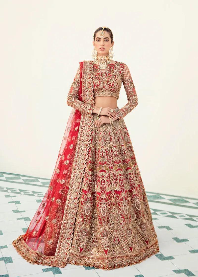 Akbar Aslam | Orphic Bridals | SALAMANDER - Aqsa Fabrics