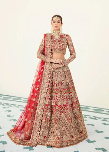 Akbar Aslam | Orphic Bridals | SALAMANDER - Aqsa Fabrics