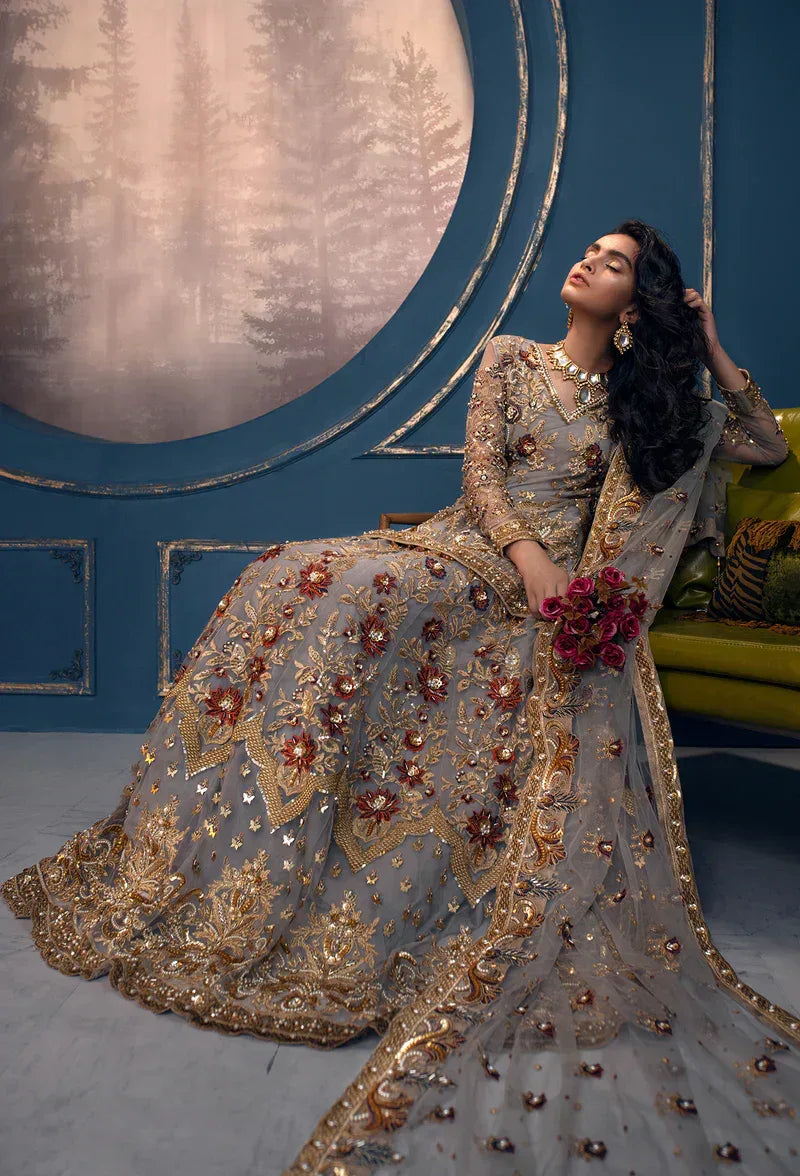 Akbar Aslam | Orphic Bridals | Queen Bee - Aqsa Fabrics