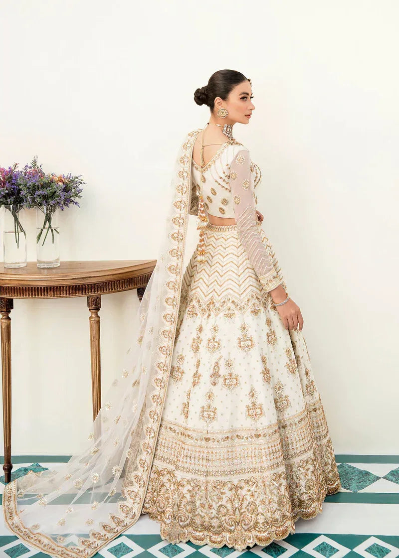 Akbar Aslam | Orphic Bridals | Cobalt - Aqsa Fabrics