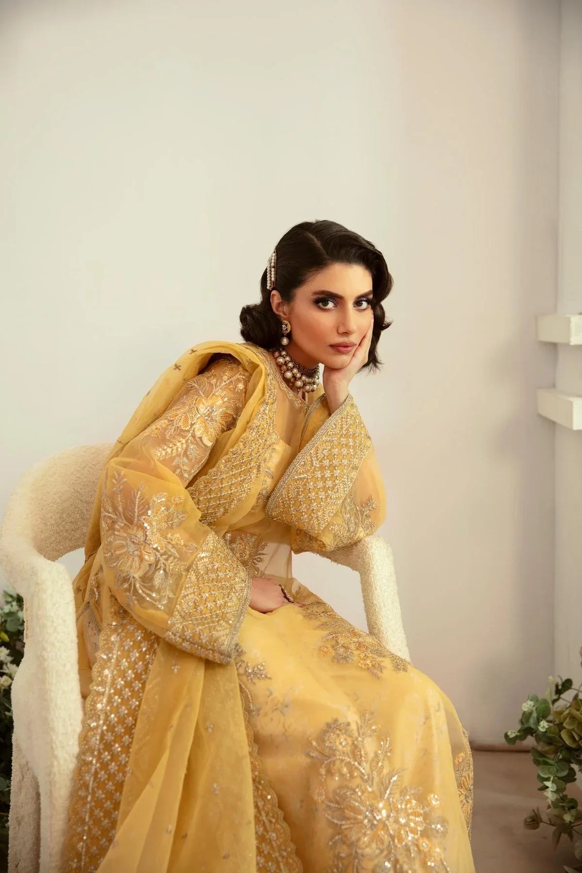 Akbar Aslam | Velora Formal Pret | Fawn - Aqsa Fabrics