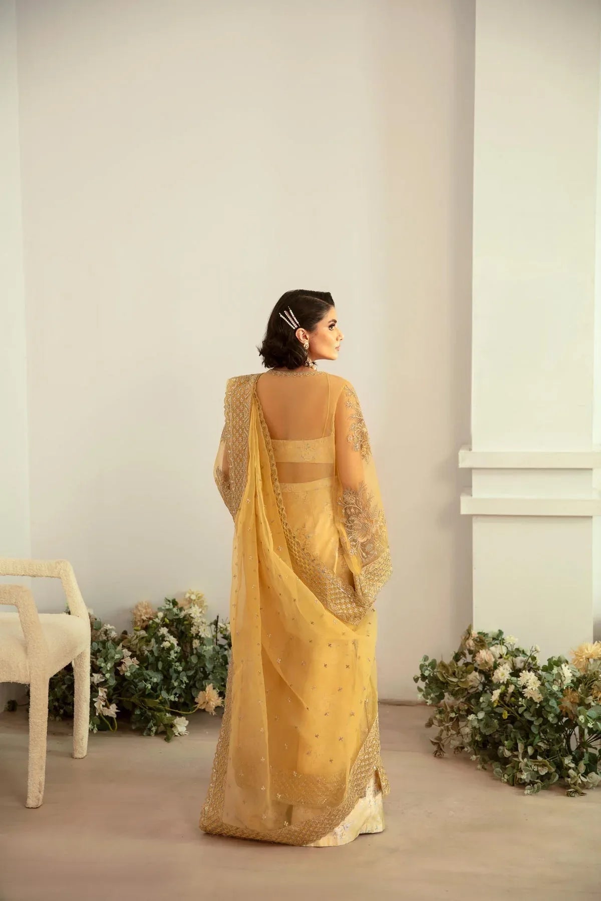Akbar Aslam | Velora Formal Pret | Fawn - Aqsa Fabrics