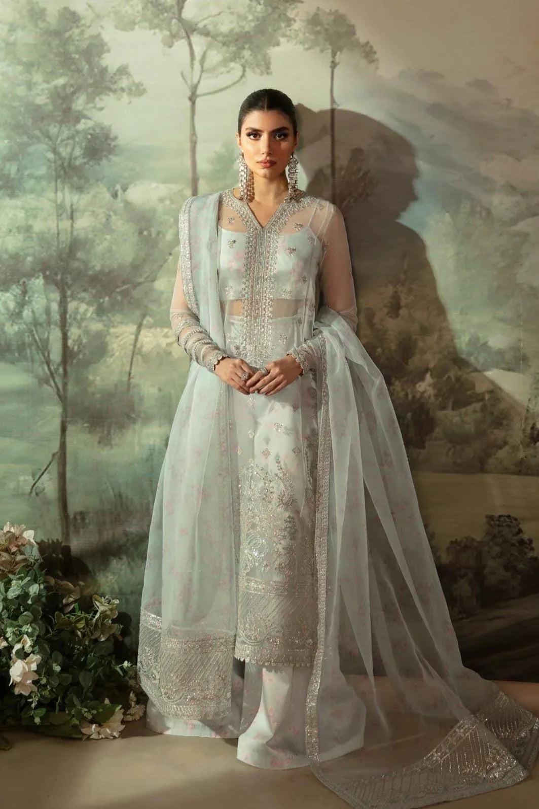 Akbar Aslam | Velora Formal Pret | Ecru - Aqsa Fabrics