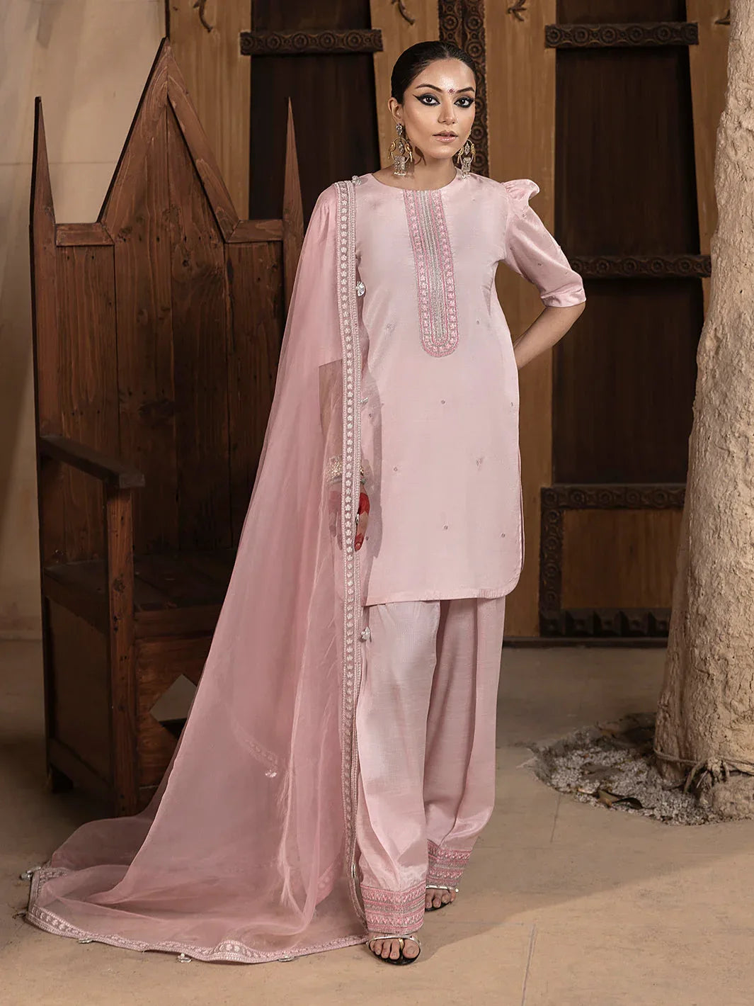 Hem Stitch | Raw Silk Edit 25 | Aleeha - Aqsa Fabrics