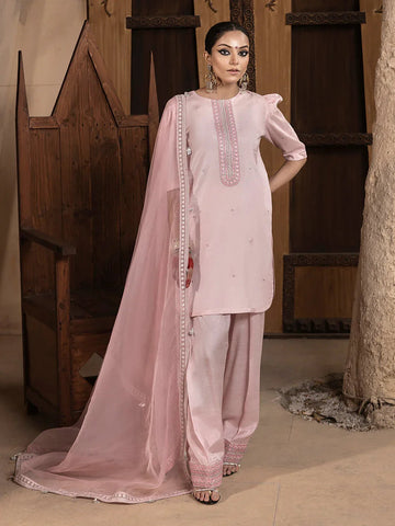 Hem Stitch | Raw Silk Edit 25 | Aleeha - Aqsa Fabrics