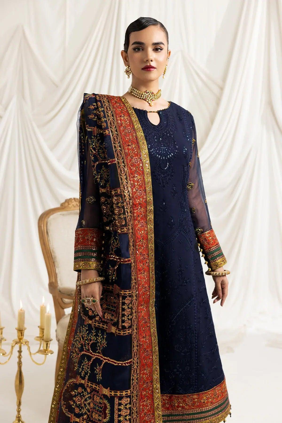 Alizeh | Formals Collection | Mehlika C (BLUE) - Aqsa Fabrics