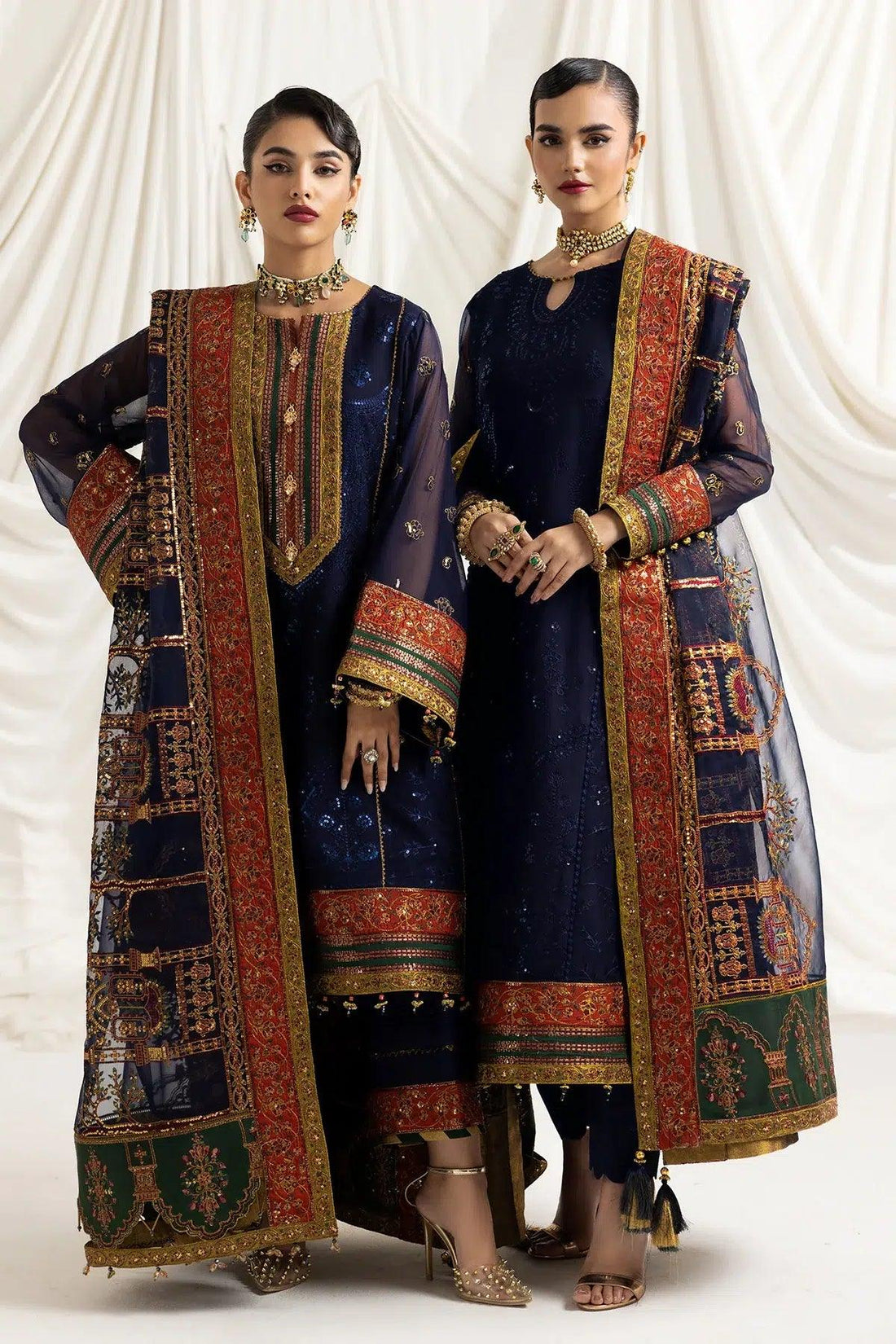 Alizeh | Formals Collection | Mehlika C (BLUE) - Aqsa Fabrics