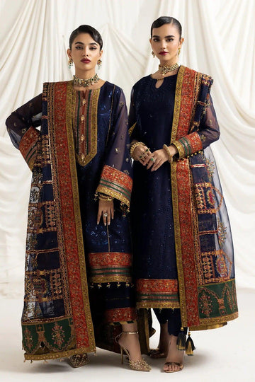 Alizeh | Formals Collection | Mehlika C (BLUE) - Aqsa Fabrics