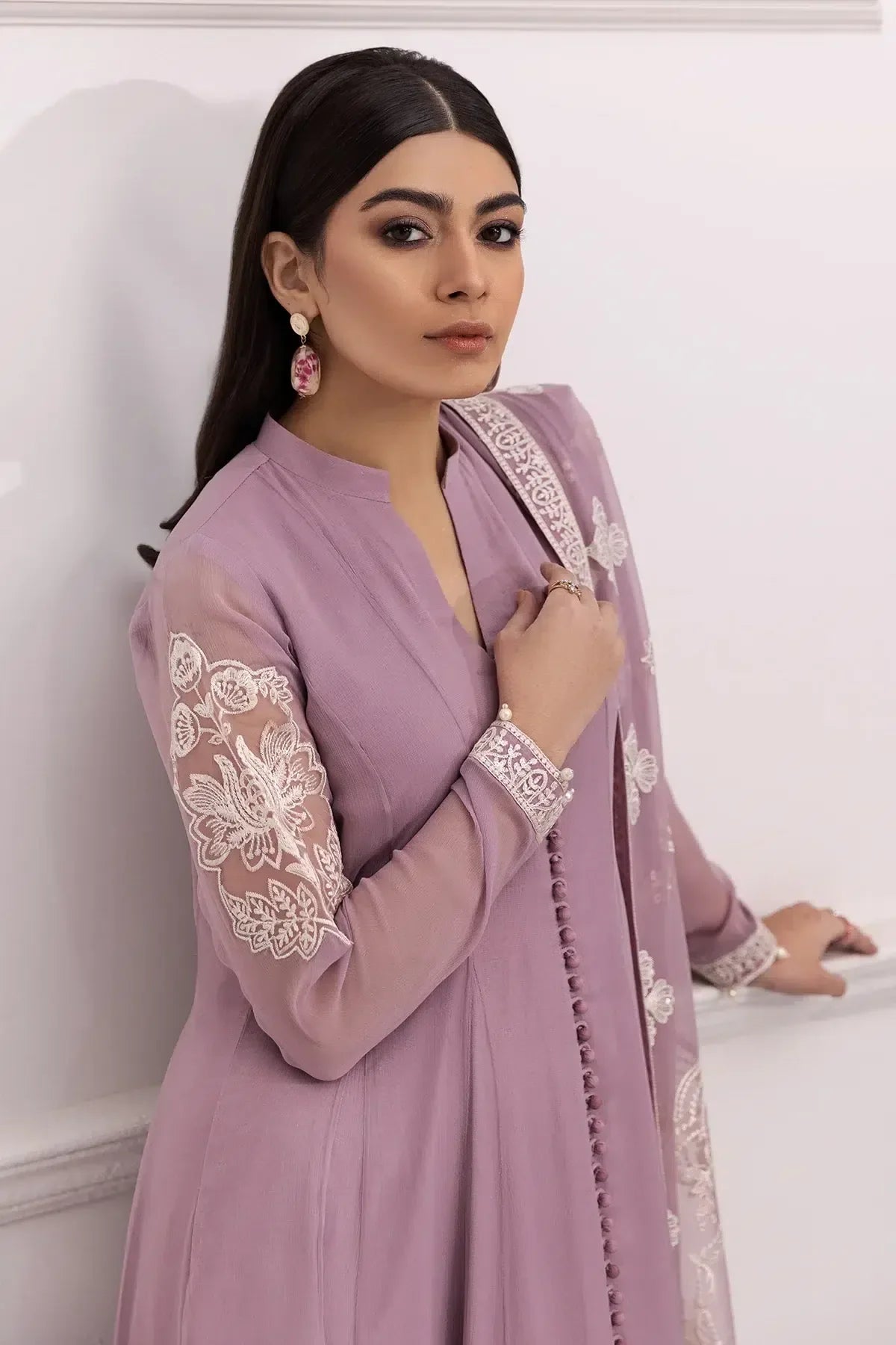 Alizeh | Formals Collection | Lilac Dress 3 piece - RTW1006 - Aqsa Fabrics