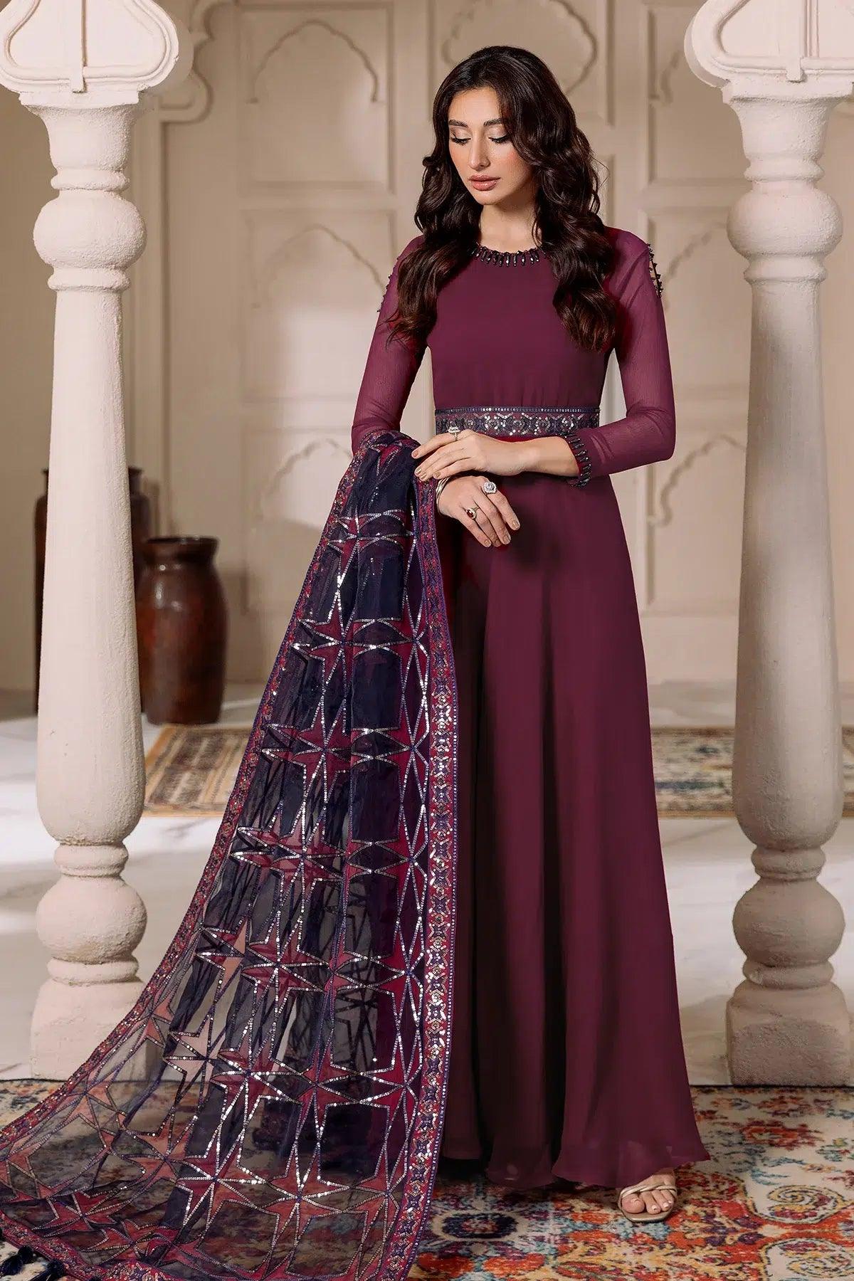 Alizeh | Formals Collection | Magenta 3 piece - RTW1013 - Aqsa Fabrics