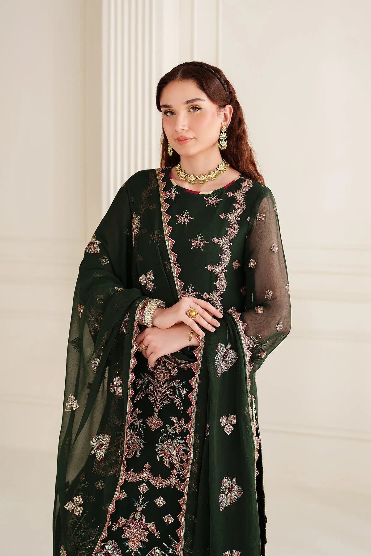Alizeh | Dua Formals 24 | AF-DUA-3029-Hoor - Aqsa Fabrics