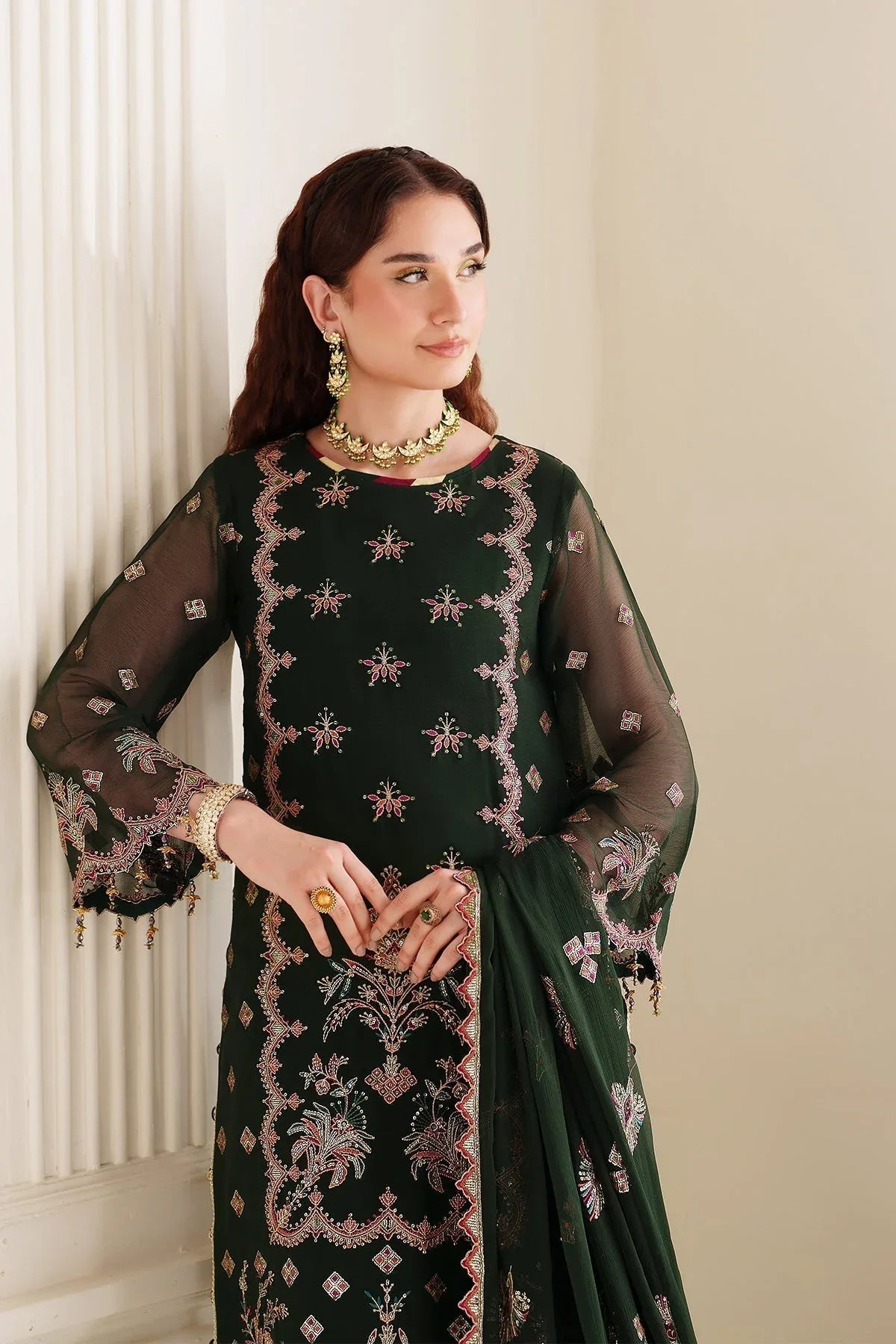 Alizeh | Dua Formals 24 | AF-DUA-3029-Hoor - Aqsa Fabrics