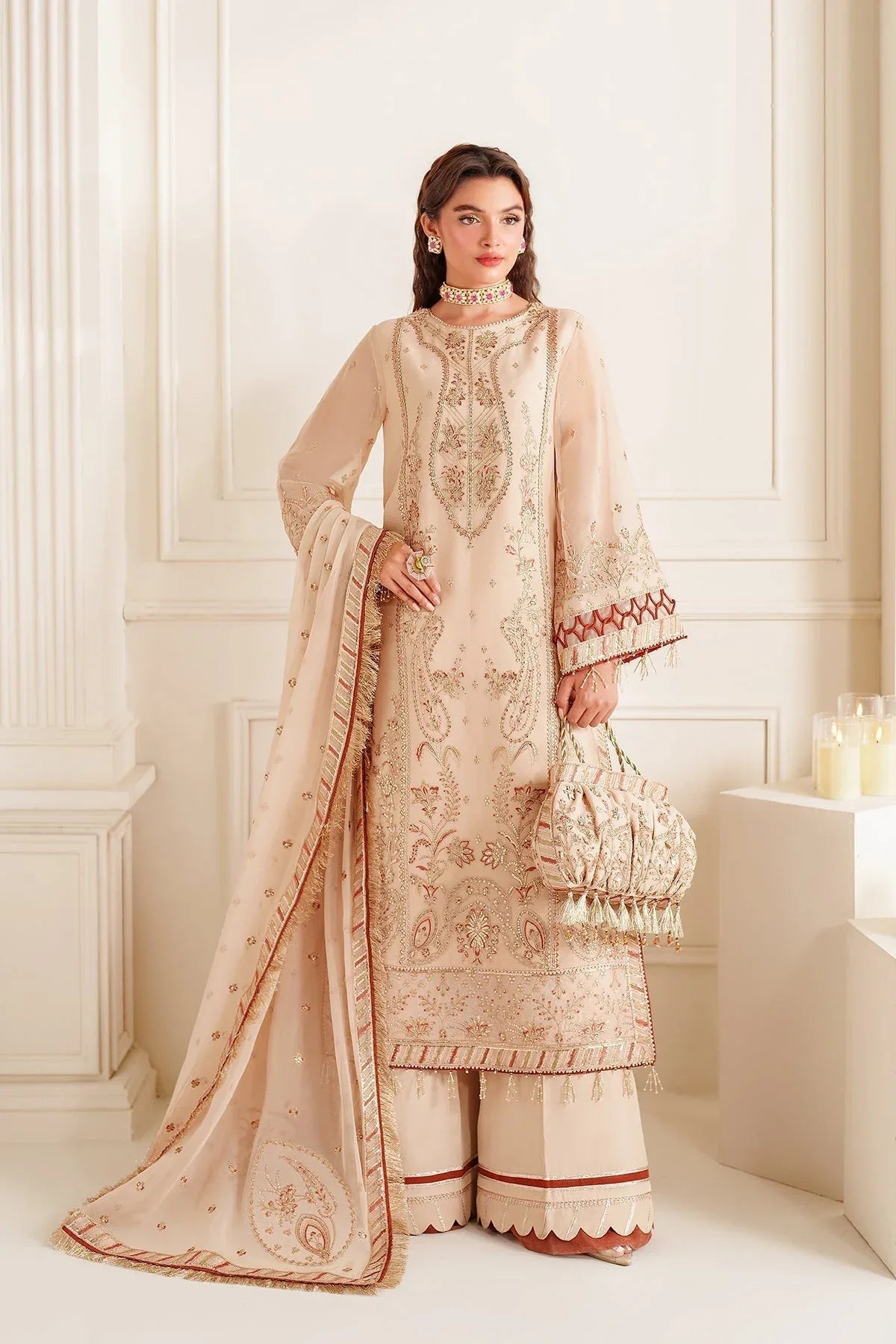 Alizeh | Dua Formals 24 | AF-DUA-3028-Emel - Aqsa Fabrics