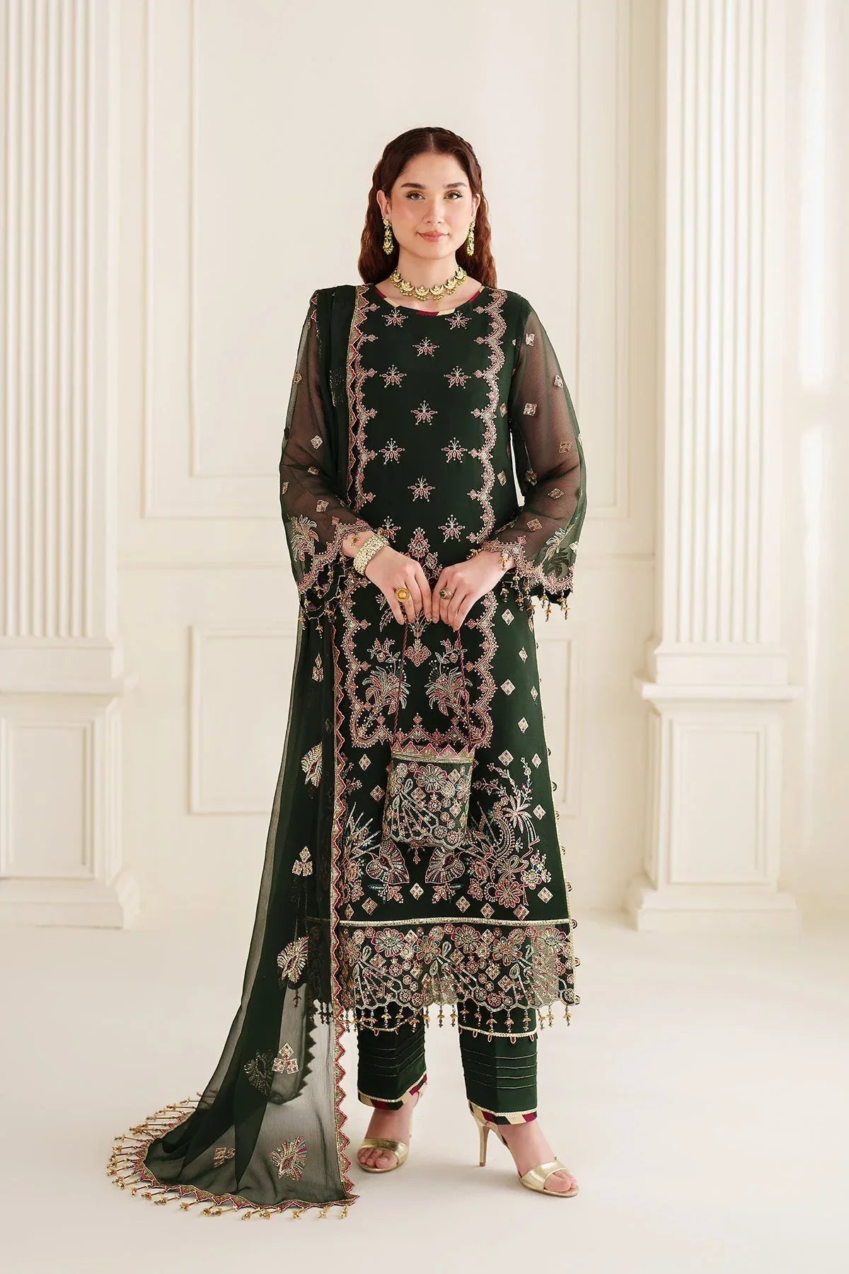 Alizeh | Dua Formals 24 | AF-DUA-3029-Hoor - Aqsa Fabrics