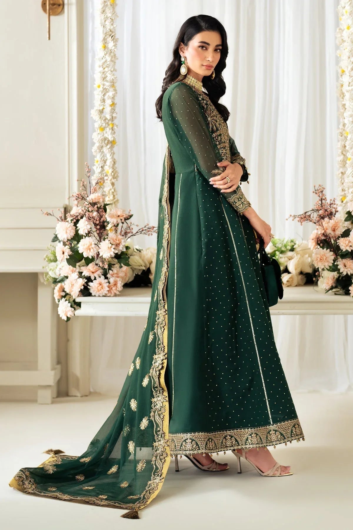 Alizeh | Selene Luxury Chiffon Collection 25 | AF-PS-8003-Citrus - Aqsa Fabrics