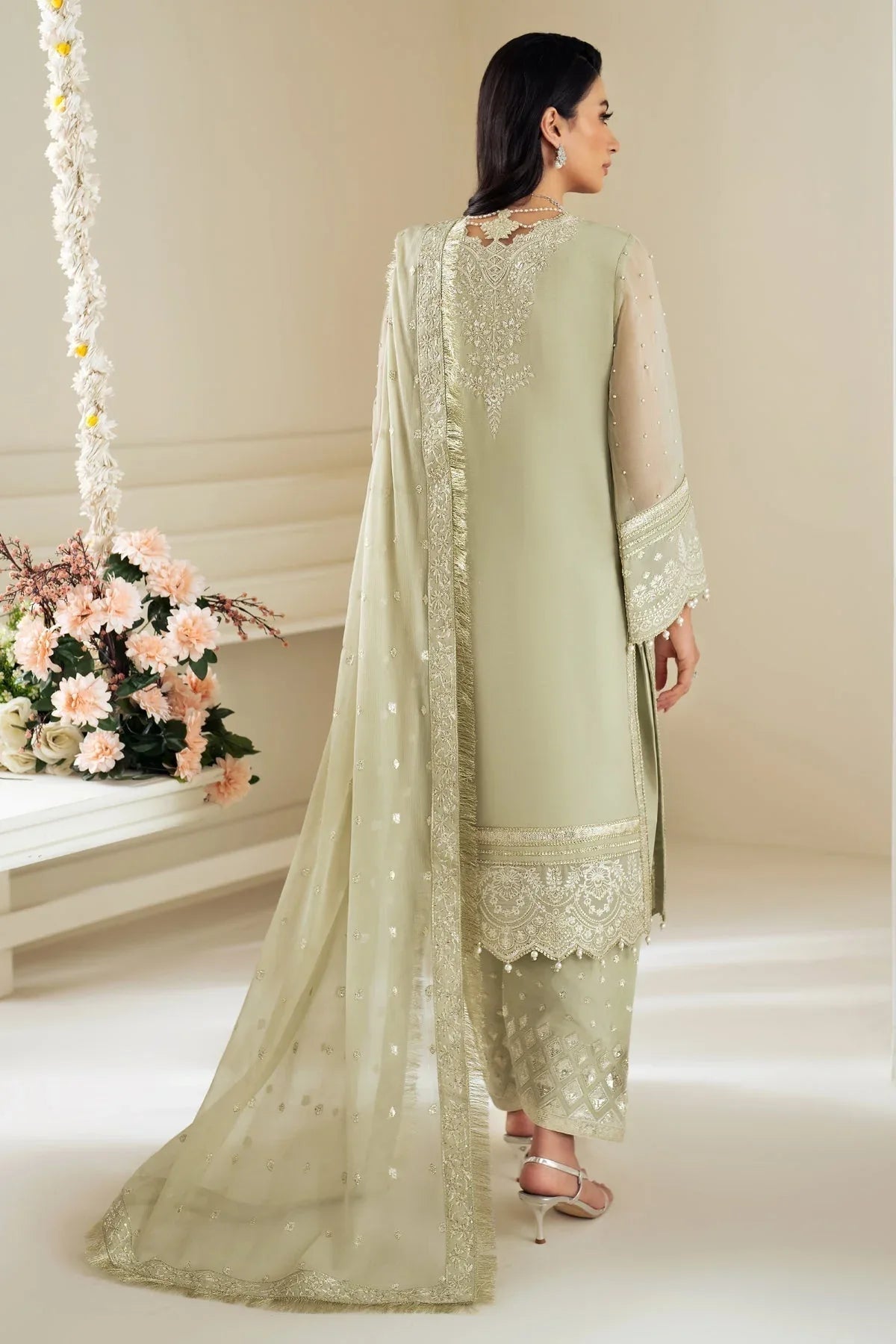 Alizeh | Selene Luxury Chiffon Collection 25 | AF-PS-8008-Neo - Aqsa Fabrics