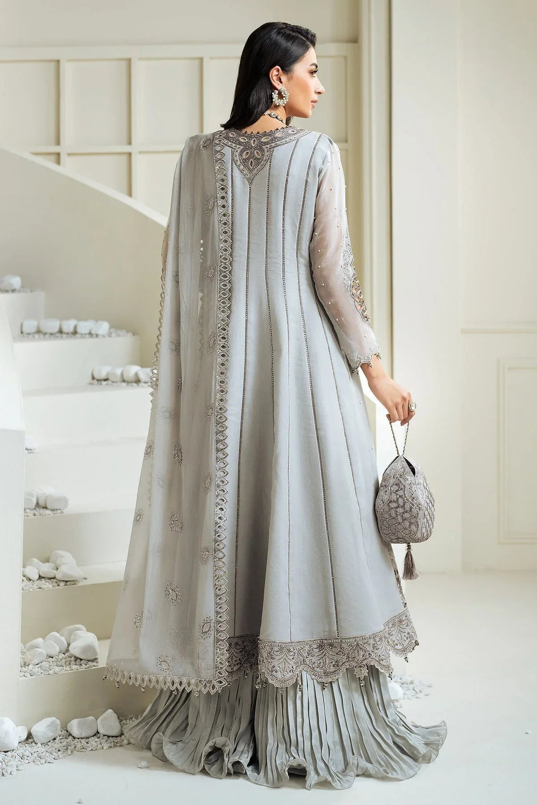 Alizeh | Selene Luxury Chiffon Collection 25 | AF-PS-8002-Luna - Aqsa Fabrics