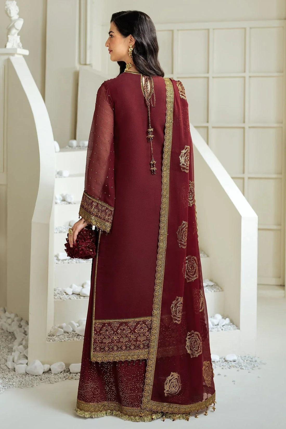 Alizeh | Selene Luxury Chiffon Collection 25 | AF-PS-8007-Gina - Aqsa Fabrics