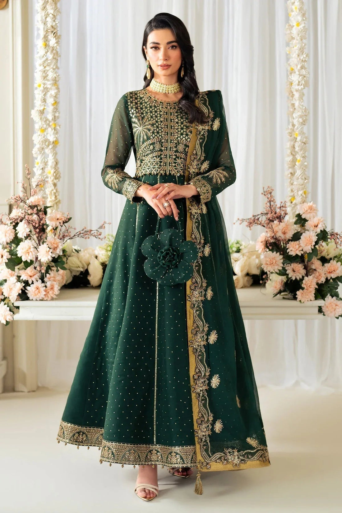 Alizeh | Selene Luxury Chiffon Collection 25 | AF-PS-8003-Citrus - Aqsa Fabrics