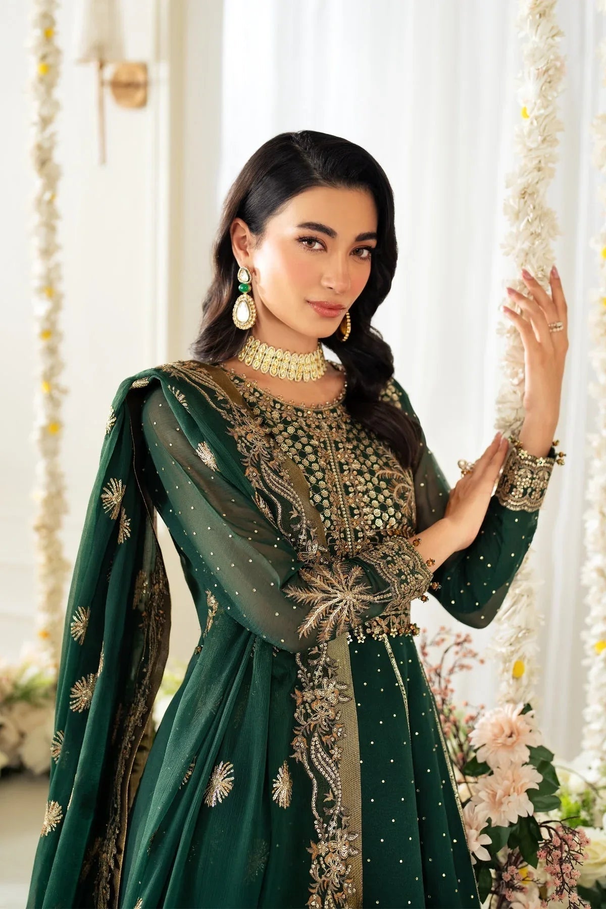 Alizeh | Selene Luxury Chiffon Collection 25 | AF-PS-8003-Citrus - Aqsa Fabrics