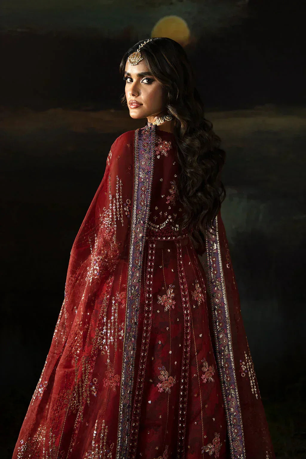 Hayat by Afrozeh Embroidered Organza 3Pc Suit AFH-24-02 ANAYA - Aqsa Fabrics