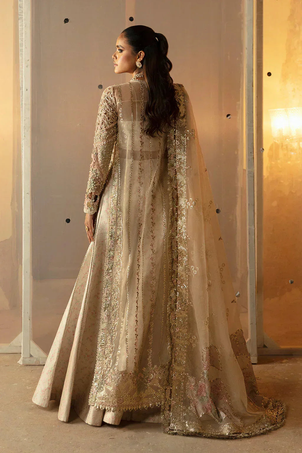 Hayat by Afrozeh Embroidered Organza 3Pc Suit AFH-24-05 ANIQA - Aqsa Fabrics