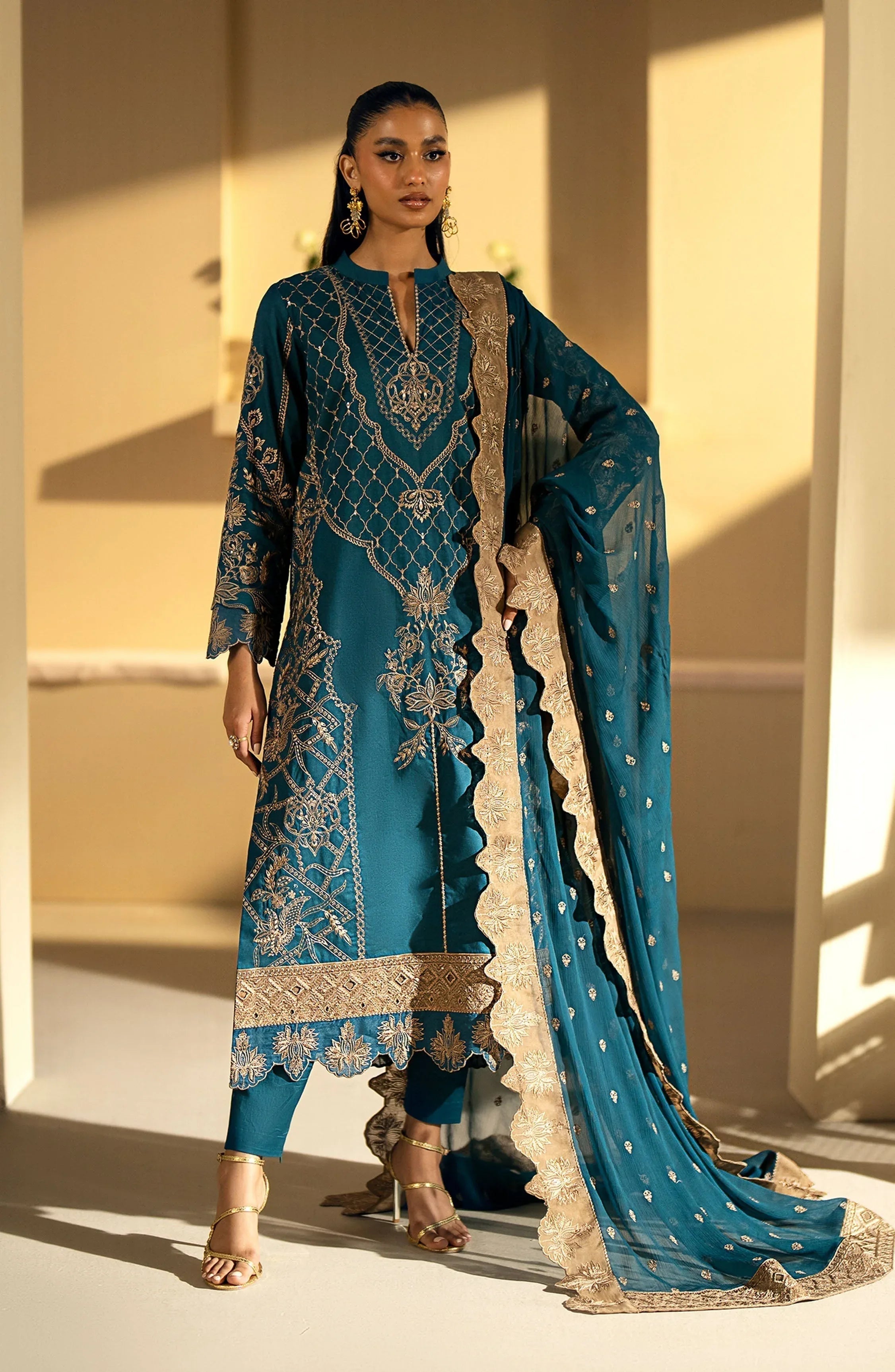 Maryum N Maria | Eid Edit 24 | Ania - Aqsa Fabrics