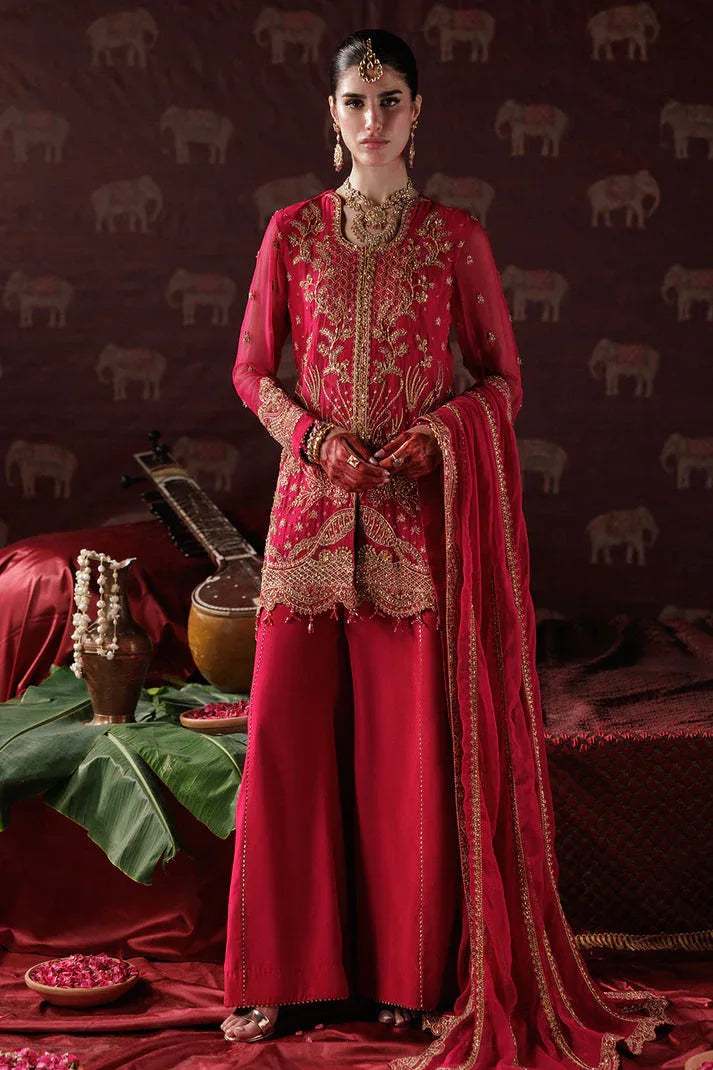 Saad Shaikh | Panache Luxury Chiffon 25 | D-01 - Aqsa Fabrics