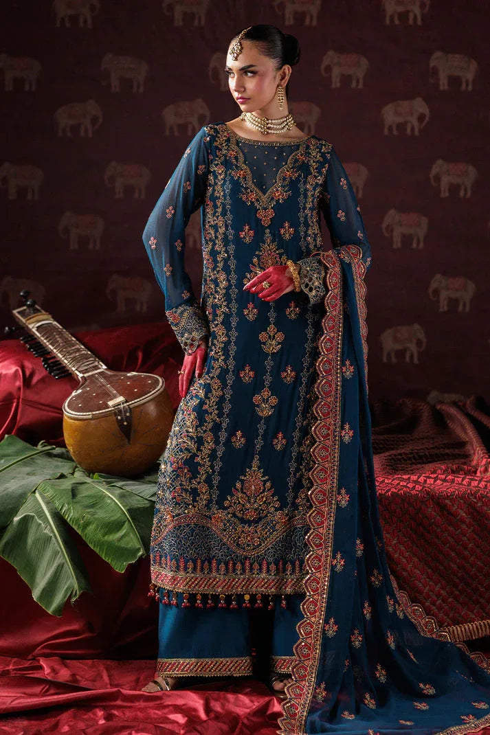 Saad Shaikh | Panache Luxury Chiffon 25 | D-04 - Aqsa Fabrics