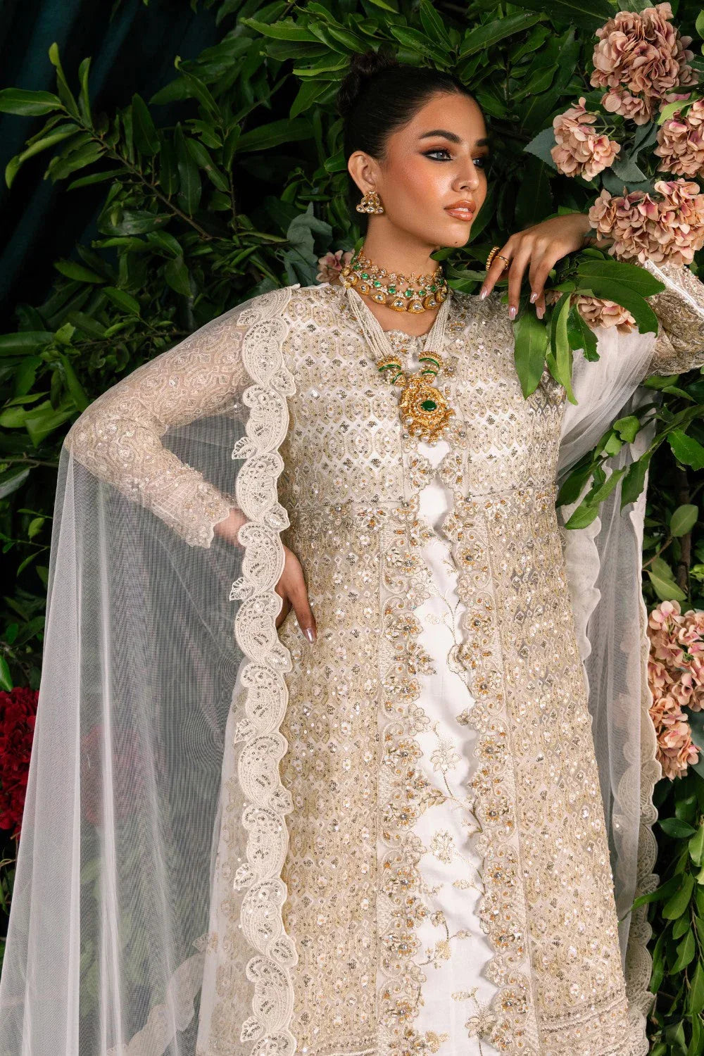 Maryum N Maria | Zircon Formals | JALEH - MS40076 - Aqsa Fabrics