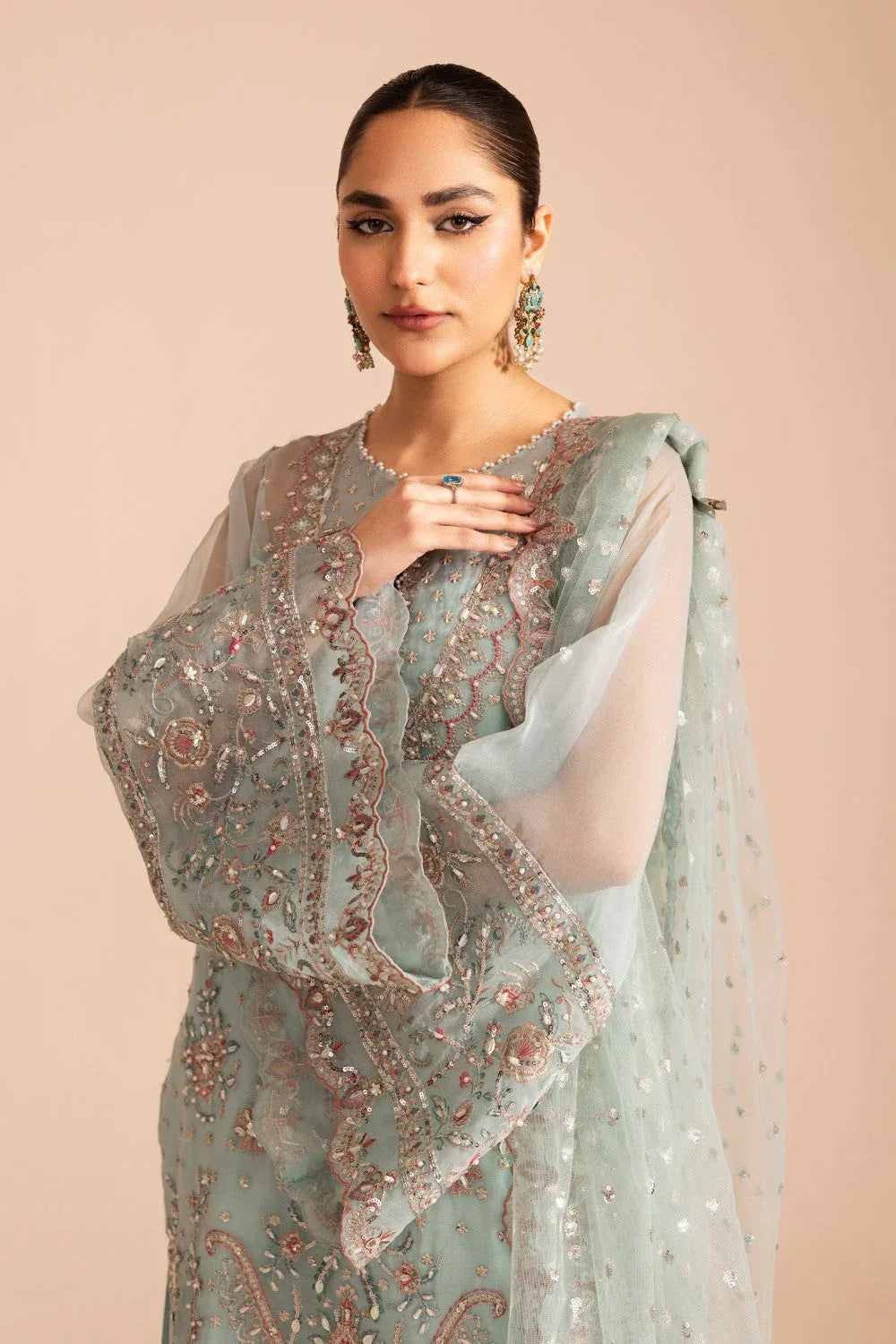 Maryum N Maria | Zircon Formals | NAHID - MS40078 - Aqsa Fabrics