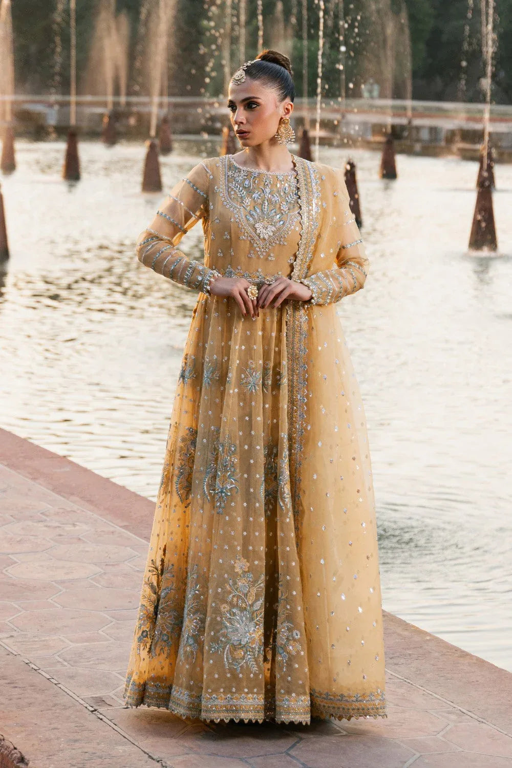 Maryum N Maria | Zircon Formals | JAHANANA - MS40074 - Aqsa Fabrics