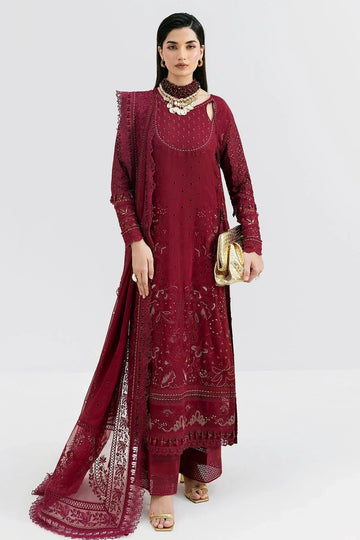 Imrozia Premium | Luxe Serene 25 | S-1089 SCARLET - Aqsa Fabrics