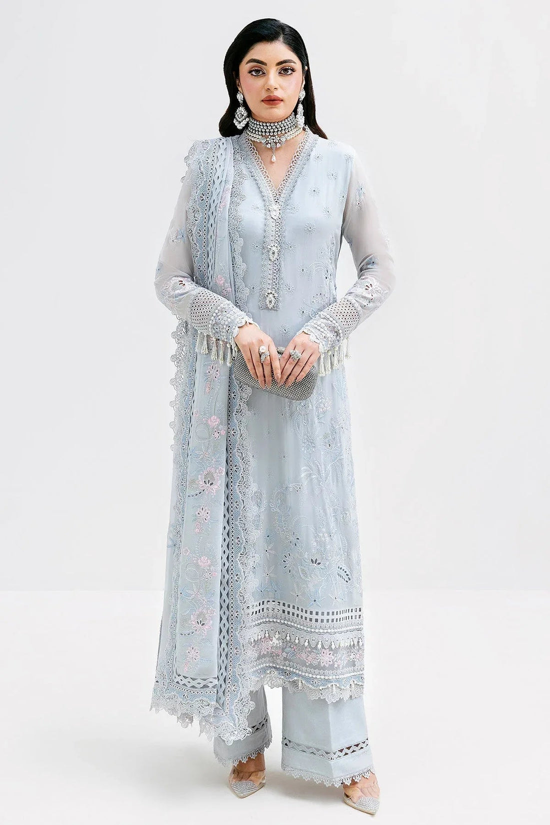 Imrozia Premium | Luxe Serene 25 |S-1091 STONE - Aqsa Fabrics