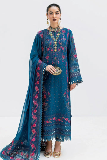 Imrozia Premium | Luxe Serene 25 | S-1093 SAPPHIRE - Aqsa Fabrics