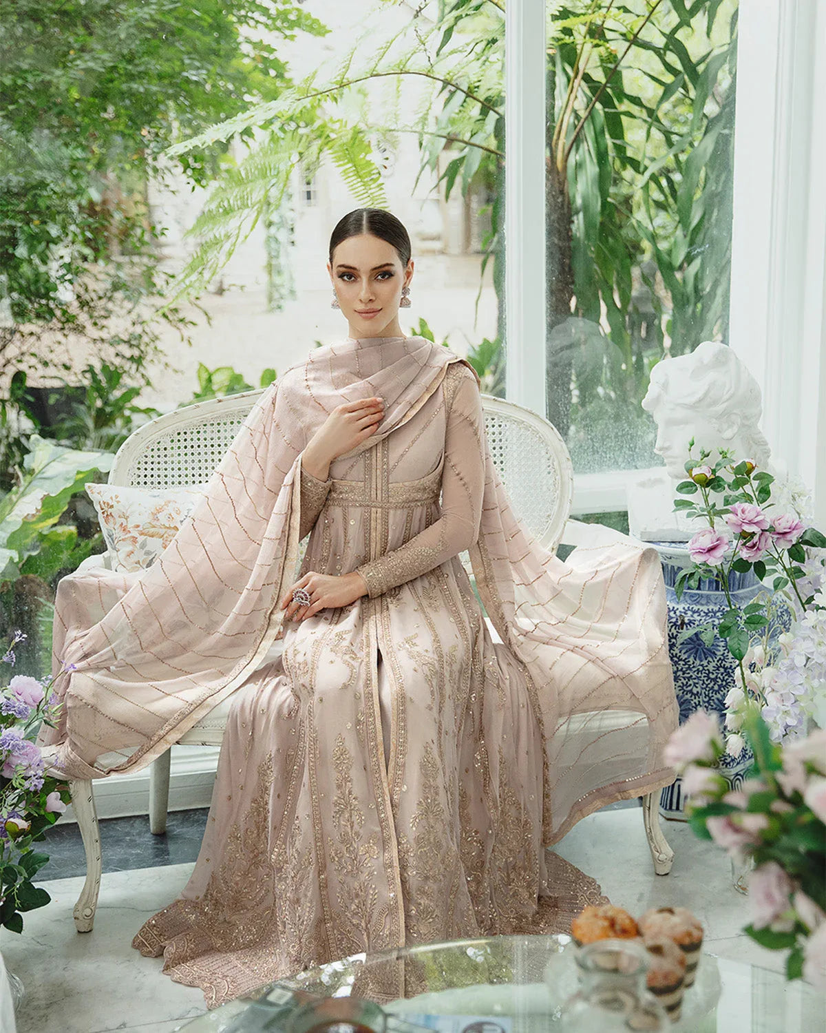 Maryum n Maria | Freesia Ariya Formals | SW23-501 - Lemonade - Sima - Aqsa Fabrics
