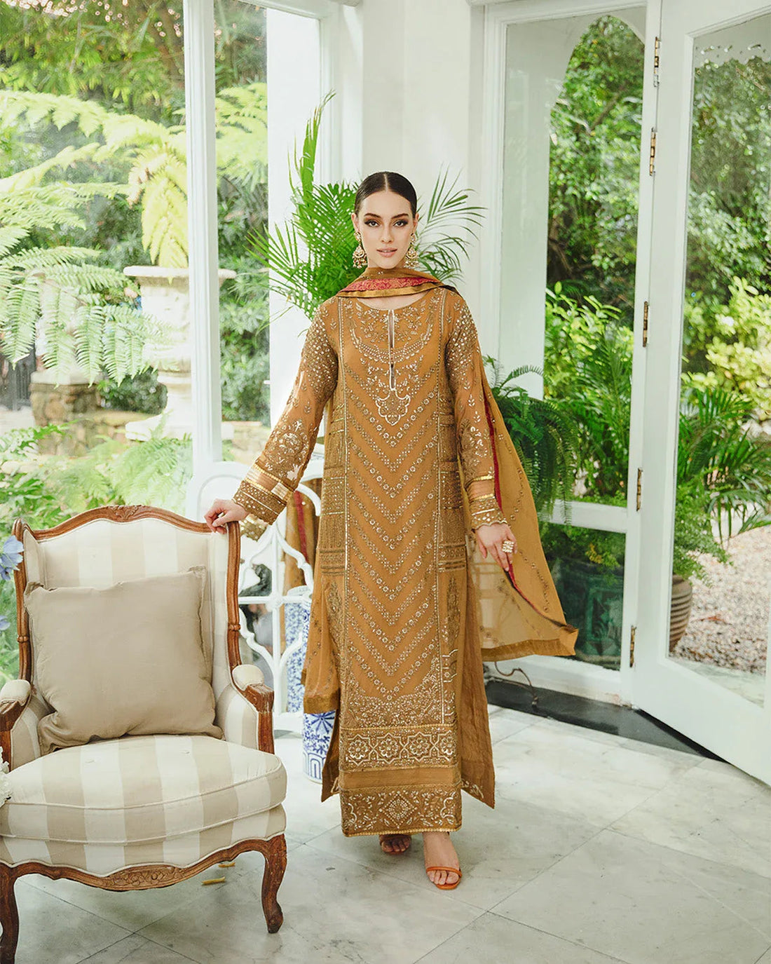 Maryum n Maria | Freesia Ariya Formals | SW23-508 - Dijon - Mahin - Aqsa Fabrics