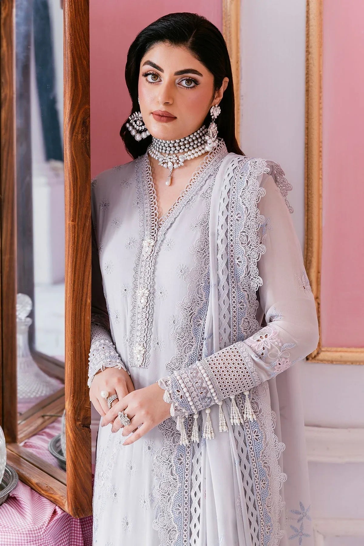 Imrozia Premium | Luxe Serene 25 |S-1091 STONE - Aqsa Fabrics