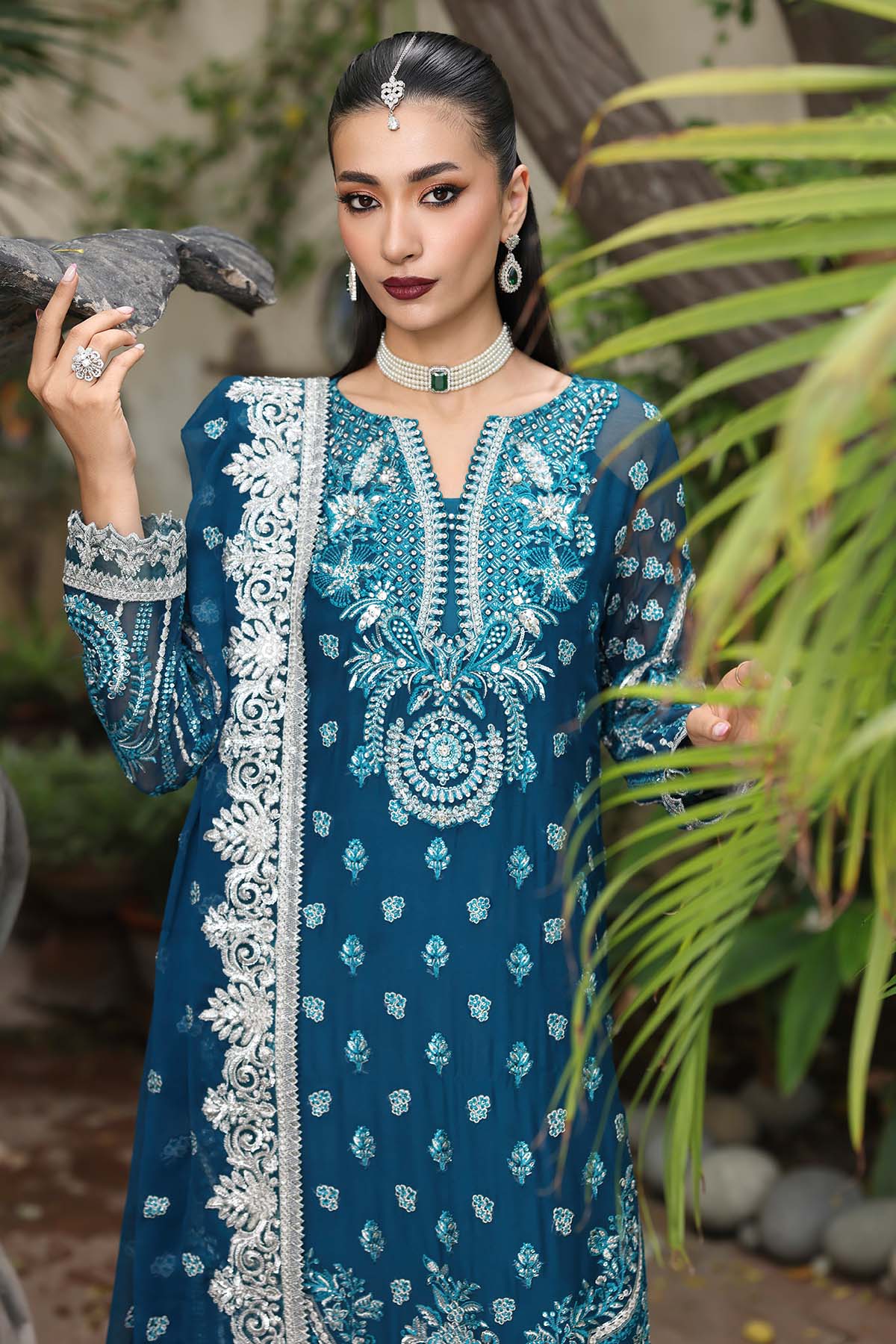 Imrozia Premium I Saiyara Formals I I-232 AZURA - Aqsa Fabrics