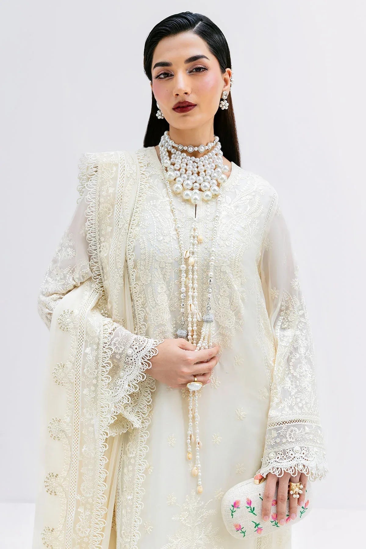 Imrozia Premium | Luxe Serene 25 | S-1086 PEARL - Aqsa Fabrics