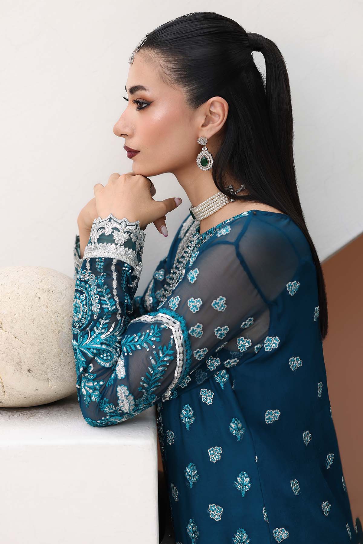Imrozia Premium I Saiyara Formals I I-232 AZURA - Aqsa Fabrics