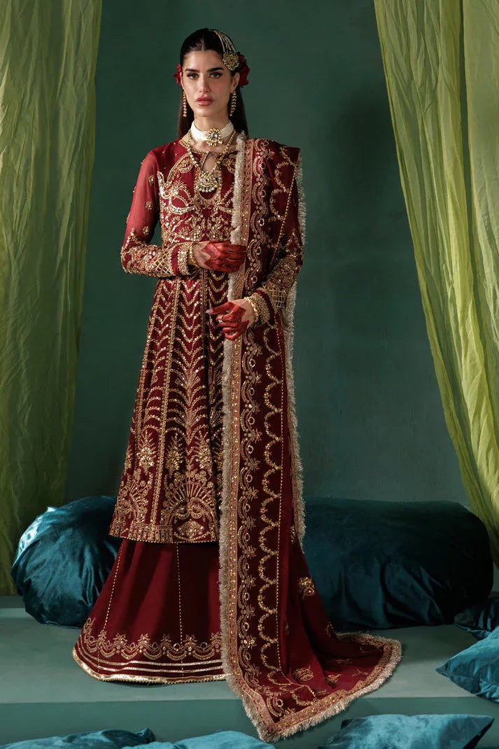 Saad Shaikh | Panache Luxury Chiffon 25 | D-02 - Aqsa Fabrics