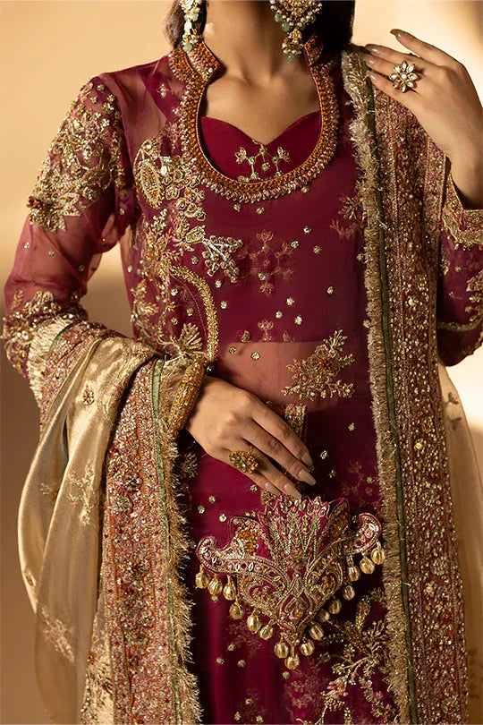 Muntaha | Tabeer Formals | Gulnar - Aqsa Fabrics
