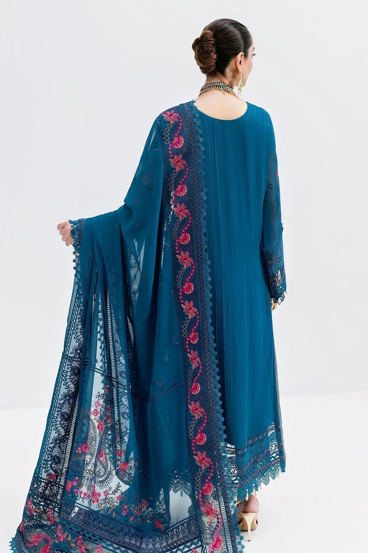 Imrozia Premium | Luxe Serene 25 | S-1093 SAPPHIRE - Aqsa Fabrics