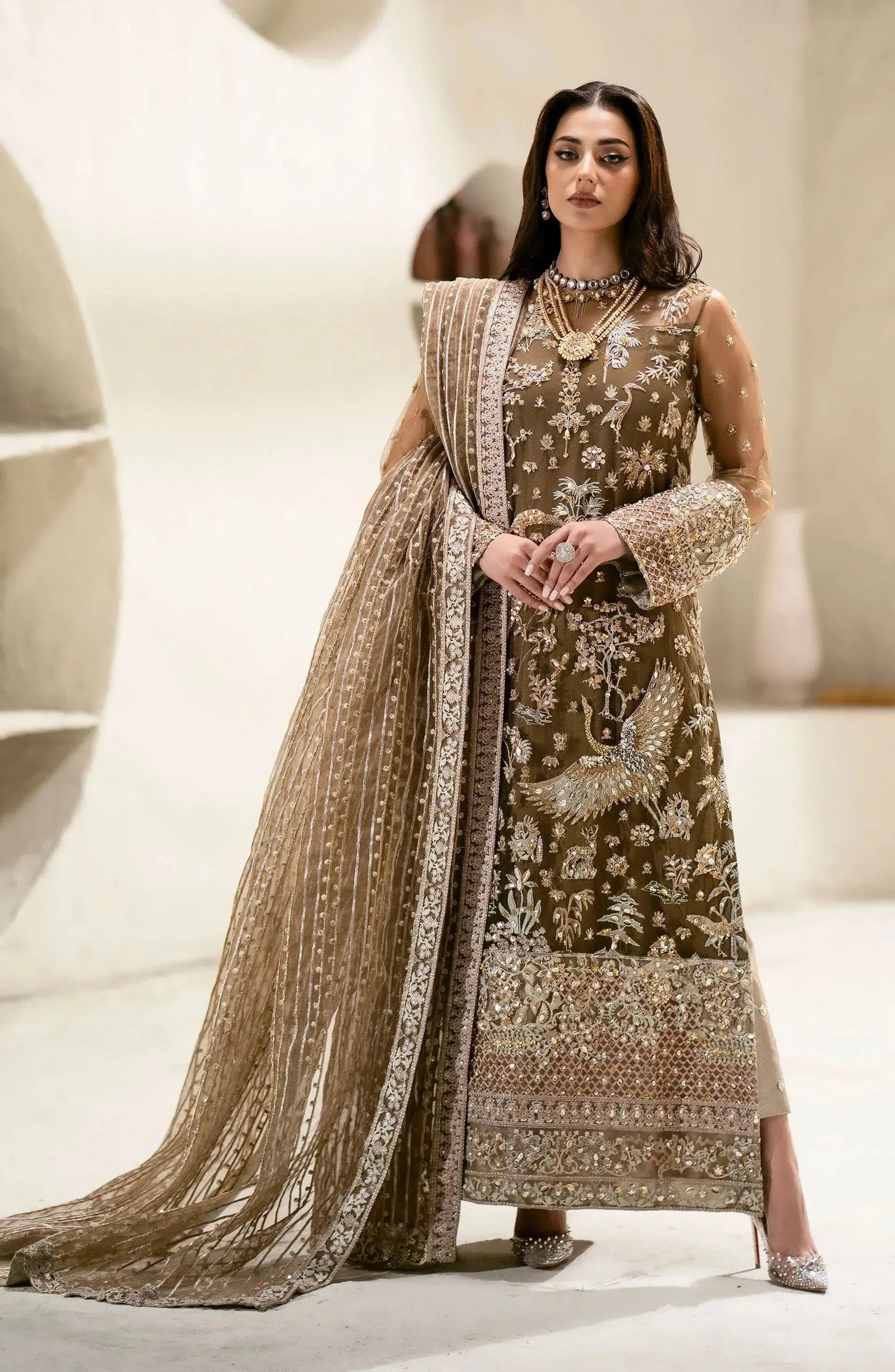 Maryum N Maria | Luxury Formals | HALEH - MW24-569 - Aqsa Fabrics