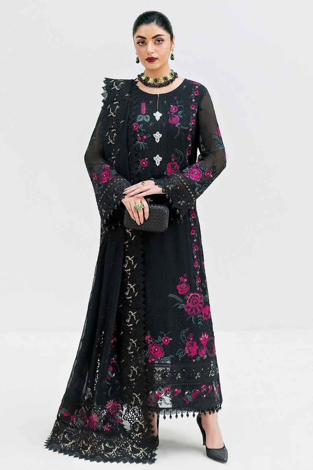 Imrozia Premium | Luxe Serene 25 | S-1095 ONYX - Aqsa Fabrics