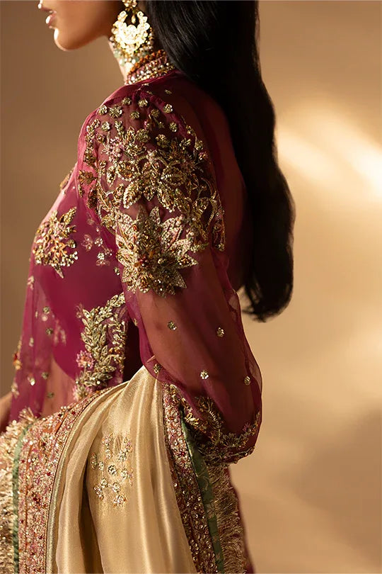 Muntaha | Tabeer Formals | Gulnar - Aqsa Fabrics
