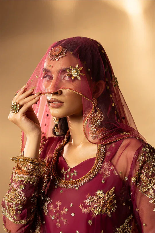 Muntaha | Tabeer Formals | Gulnar - Aqsa Fabrics