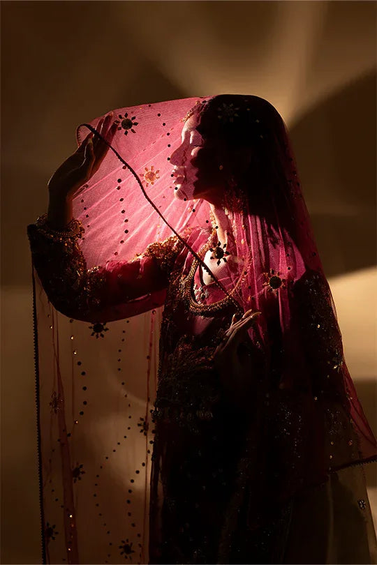 Muntaha | Tabeer Formals | Gulnar - Aqsa Fabrics