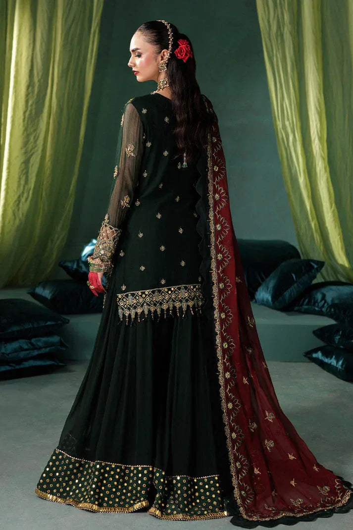 Saad Shaikh | Panache Luxury Chiffon 25 | D-03 - Aqsa Fabrics